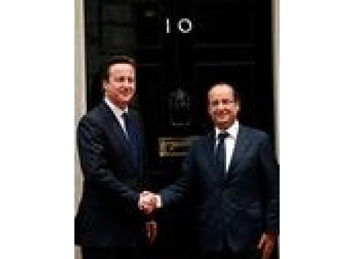 David Cameron e Francois Hollande